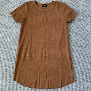 Vici Brown suede never worn dress.